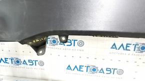 Toyota Venza 21 rear bumper lip - structure, broken fasteners, scratches