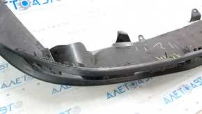 Toyota Venza 21 rear bumper lip - structure, broken fasteners, scratches