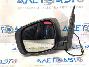 Side mirror left Dodge Grand Caravan 11-20 5 pins, heated, silver PSC, scratch, element defect