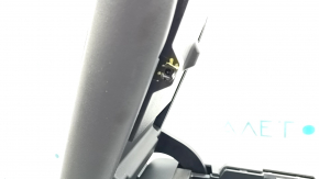 Console central armrest Toyota Venza 21- black, armrest leather, scratches, broken latch