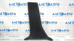Center pillar trim lower left Honda CRV 17-22 black, broken fastener, scratches