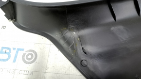 Center pillar trim lower left Honda CRV 17-22 black, broken fastener, scratches