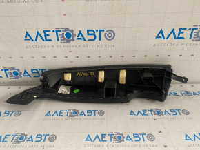 Side panel 2nd row seats right Audi A6 C7 16-18 leather black, scratch