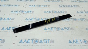 Door trim side rear right BMW X5 F15 14-18 rear black gloss