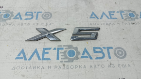 Emblem inscription X5 trunk door BMW X5 F15 14-18