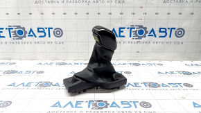 Gear knob Toyota Venza 21 - black leather, scratches, worn