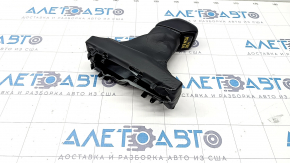 Gear knob Toyota Venza 21 - black leather, scratches, worn