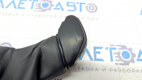 Gear knob Toyota Venza 21 - black leather, scratches, worn