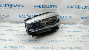 Headlight front left complete BMW X5 F15 14-18 LED adaptive, with fasteners, sand