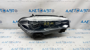 Headlight front right complete BMW X5 F15 14-18 LED adaptive, with fasteners, sand