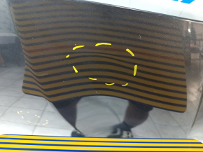 Hood bare Hyundai Kona 18-23 1.6, 2.0 graphite YG7, iron, dents, bumps, rust