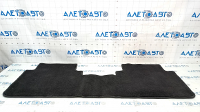 Rear interior mat Honda CRV 17-22 black, cloth
