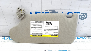 Right visor S SV SR Nissan Altima 13-18 gray, without hook, without plug