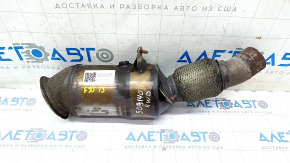 Catalytic converter upper BMW F30 12-18 N20 torn mesh