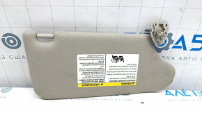 Left visor S SV SR Nissan Altima 13-18 gray, without hook, without plug, for dry cleaning