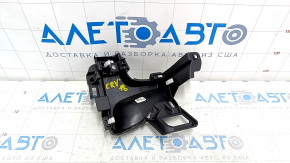 Front panel trim center Honda CRV 17-22 black, without start/stop