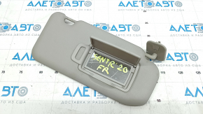 Right visor Nissan Sentra 20-25 gray, without hook