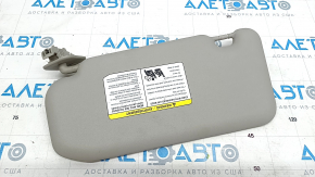 Right visor Nissan Sentra 20-25 gray, without hook