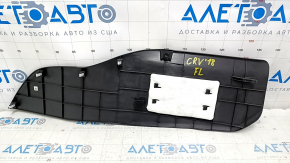 Center console trim side left Honda CRV 17-19 black, scratches