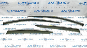 Wind deflectors set Toyota Venza 21- with chrome, scratches