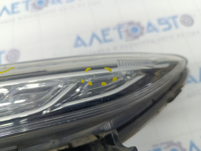 Turn signal DRL right Hyundai Kona 18-21 with bracket, sand, chips