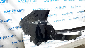 Rear bumper bare Toyota Venza 21 - without parking sensors LE, black, no fragments, cracks, tears, broken fasteners