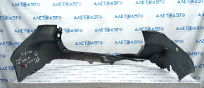 Rear bumper bare Toyota Venza 21 - without parking sensors LE, black, no fragments, cracks, tears, broken fasteners