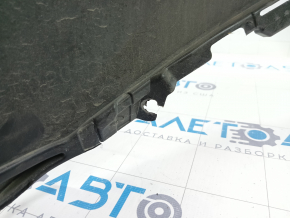 Rear bumper bare Toyota Venza 21 - without parking sensors LE, black, no fragments, cracks, tears, broken fasteners