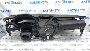 Torpedo front panel with AIRBAG Toyota Venza 21- black