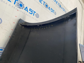 Bare rear bumper Audi A6 C7 16-18 rest s-line for parking sensors, black, tear of fastening, scratches