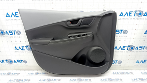 Door trim card front left Hyundai Kona 18-21 with overlay, gray, scratches