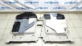 Floor covering front Honda CRV 17-22 black, for cleaning