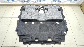 Rear floor covering Honda CRV 17-22 black, for cleaning