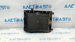 Radiator cooling engine oil BMW X5 F15 14-18 4.4T with frame, cracks on the frame, dented radiator, broken fasteners