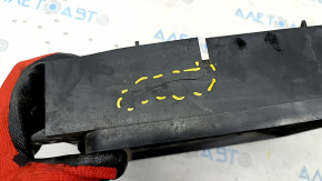 Radiator cooling engine oil BMW X5 F15 14-18 4.4T with frame, cracks on the frame, dented radiator, broken fasteners