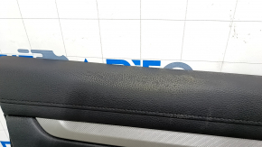 Door trim card front left Honda CRV 17-22 black, cloth, gray molding, for dry cleaning, scratches