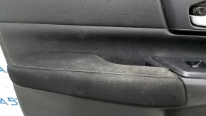 Door trim card front left Honda CRV 17-22 black, cloth, gray molding, for dry cleaning, scratches