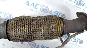 Exhaust manifold with catalytic converter Ford C-max MK2 13-18 Energi, with lambdas, torn mesh on the corrugation, broken bolts