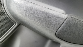 Door trim card rear right Honda CRV 17-22 black, cloth, gray molding, tear, scratch