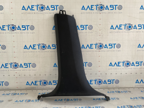 Center pillar trim lower left BMW X5 F15 14-18 black without air duct, scratches