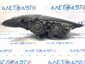 Headlight front left bare Ford Fusion mk5 17-20 halogen, without DRL, sand, for polishing, chip breakage, paint