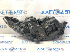 Headlight front left bare Ford Fusion mk5 17-20 halogen, without DRL, sand, for polishing, chip breakage, paint