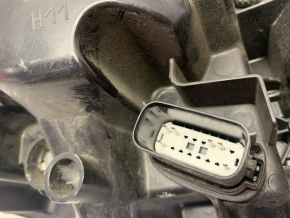 Headlight front left bare Ford Fusion mk5 17-20 halogen, without DRL, sand, for polishing, chip breakage, paint