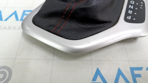 Jeep Cherokee KL 14 shifter pad - red stitching, TRH, minor scratches