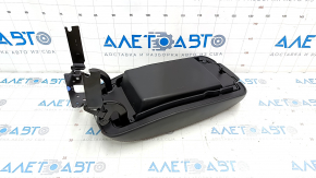 Armrest Jeep Cherokee KL 14-18 black leather, red stitching, Trailhawk, scratches