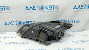 Front right headlight complete Audi Q7 4L 10-15 xenon, sand, cobweb