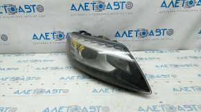 Front right headlight complete Audi Q7 4L 10-15 xenon, sand, cobweb
