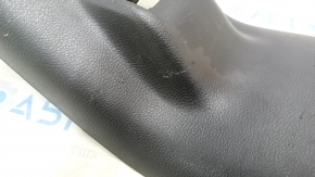 Center console trim with air duct Jeep Cherokee KL 14-19 black, deep scratches