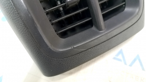 Center console trim with air duct Jeep Cherokee KL 14-19 black, deep scratches