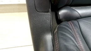 Passenger seat Jeep Cherokee KL 14-18 TRH with airbag, mechanical, black leather, scratches